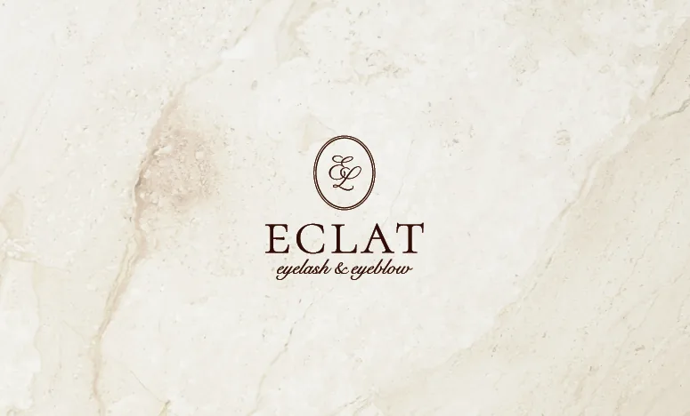 Eclat様ポイントカードのロゴ面